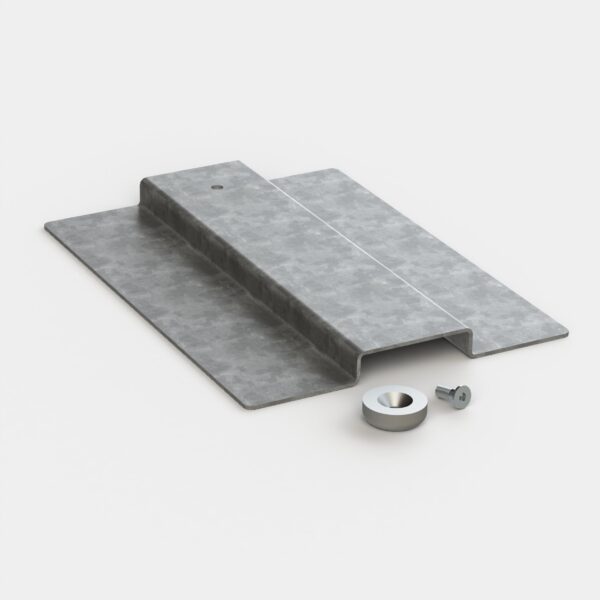 Microfile sistema - Staffa di fissaggio per profilo incasso rasato